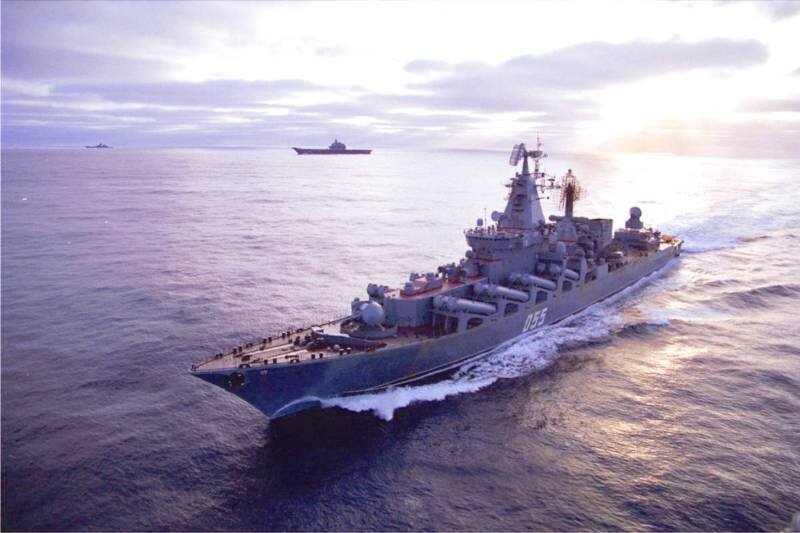 В порт Лимассола зашел российский крейсер «Маршал Устинов»